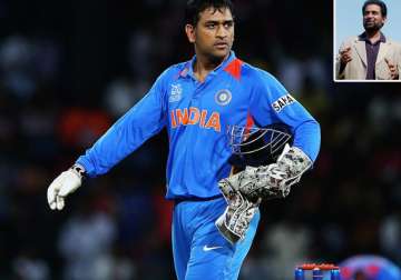 dhoni to be blamed for india s ouster not rain says chetan sharma