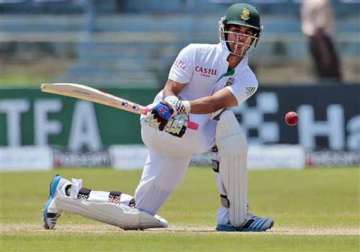 duminy ton helps south africa declare at 455 9