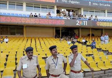 elaborate security at patel stadium ahead of india wi odi