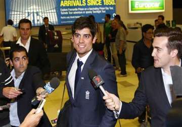 england land in australia for ashes series