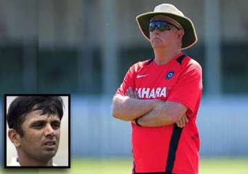 give fletcher time and space to produce results dravid