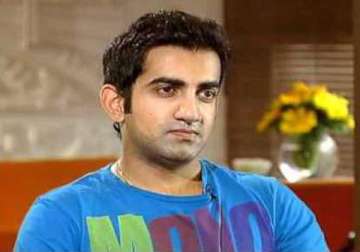 i don t play cricket for selfish reasons gambhir