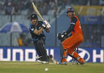 icc world t20 new zealand beat netherlands by 6 wickets.