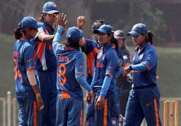 icc women s world cup india start campaign with convincing win