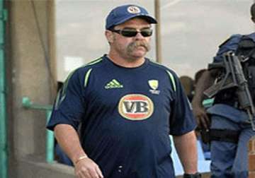 icc official david boon inspects ranchi stadium