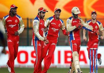 ipl6 rcb stay in hunt beating csk by 24 runs in final league game