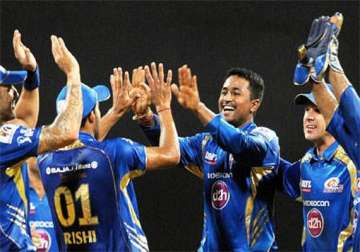 ipl6 mi beat kkr by five wickets in a thrilling contest