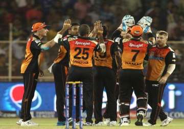 ipl 7 match 30 hyderabad jump back to contention with fiery bowling