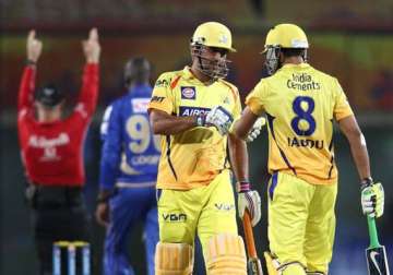 ipl 7 match 37 csk cruise home by five wickets against rajasthan royals