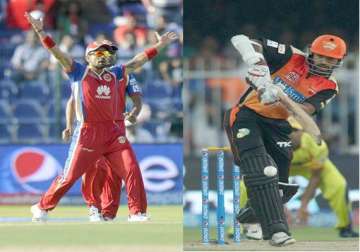 ipl 7 match 24 rcb look to return to winning ways in first match at home against srh