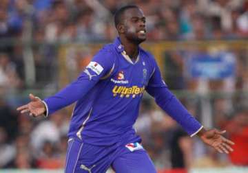 ipl7 royals cooper reported for suspected bowling action