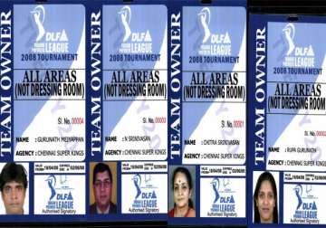 ipl spot fixing meiyappan was holding owner entry pass at ipl events
