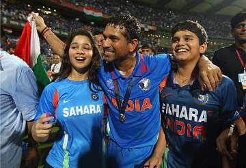 i hardly have any time to teach my children tendulkar