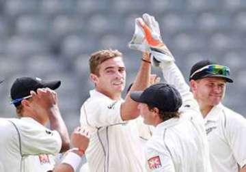 india nz series kiwi top order collapses to spice up first test by lunch