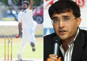 india should try aaron in manchester test ganguly