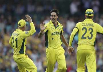 world cup 2015 mitchell johnson could be sledger in chief against india