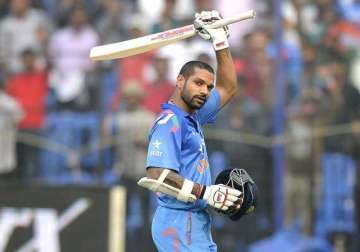 ind vs sl rahane dhawan tons power india to 363/5