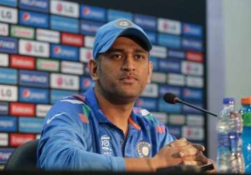 dhoni pleased with collective bowling effort in first t20