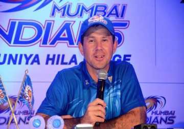 ricky ponting starts new innings as mumbai indians coach