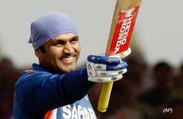 superstitious sehwag supported lanka in rajkot thriller