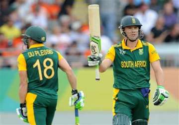 world cup 2015 south africa sets nz 298 in 43 overs to win rain marred semi