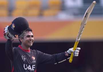 world cup 2015 shaiman anwar the latest batting sensation from uae