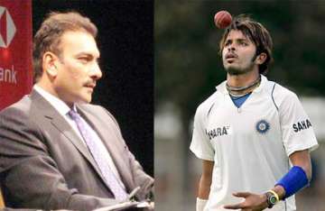 sreesanth should focus on his strength and not be intimidated by anyone shastri