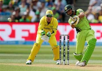 world cup 2015 australia vs pakistan scoreboard quarterfinal 3