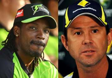 ricky ponting slams chris gayle s batting terms it as unbelievable ridiculous