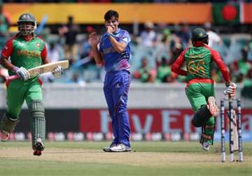 world cup 2015 afghanistan to bowl 1st vs bangladesh