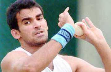 zaheer ruled out of first two odis