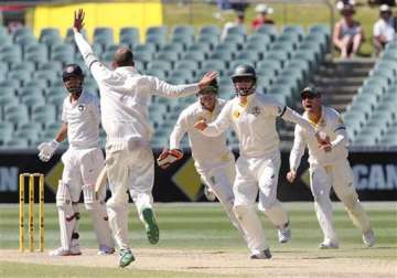 latest updates australia beat india by 48 runs first test day 5