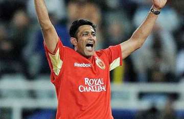 kumble s bangalore to take on guyana