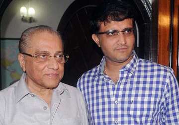 bcci in safe hands with dalmiya at helm says sourav ganguly