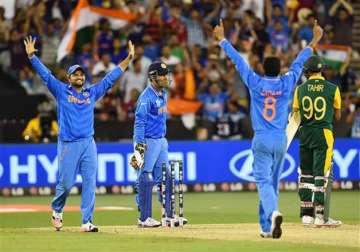 world cup 2015 india beats south africa by 130 runs in pool b game