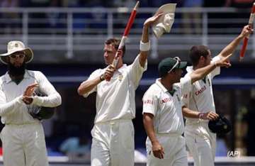 south african cricket team arrives