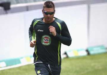 clarke powers through wet training session at scg