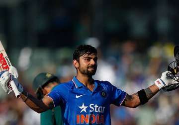 4th odi virat kohli ton drives india to 299/8 against south africa