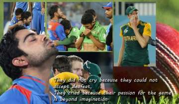 cricketers who cried on the field