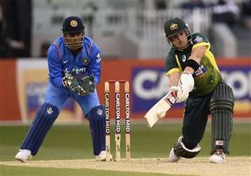 tri series 2015 australia vs india scoreboard 2nd odi