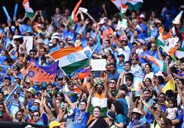 world cup 2015 ms dhoni hails indian supporters at packed mcg