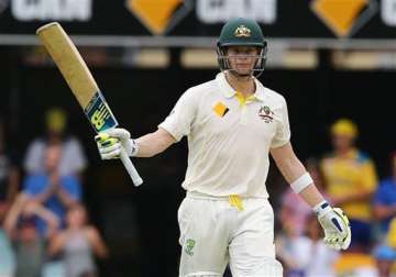 aus vs ind honours shared on opening day despite smith s rearguard action