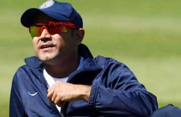 sehwag in charge india hope to regain lead at barabati