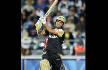 ganguly s unbeaten 75 guides kkr to 8 wkt victory