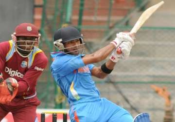 unmukt mishra shine as india a crush wi in warm up opener