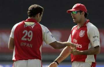 pathan s three for helps punjab beat delhi by seven wickets
