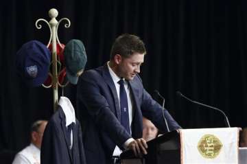 michael clarke s tearful tribute to phillip joel hughes