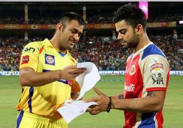 ipl 8 it is dhoni vs kohli battle in knockout game