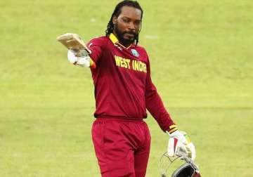 world cup 2015 rohit s two double centuries inspired me says chris gayle