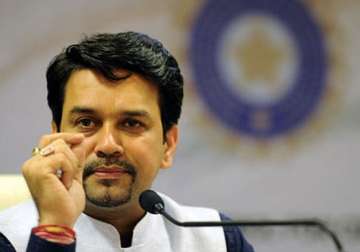 no official talks with pcb on tuesday in delhi anurag thakur